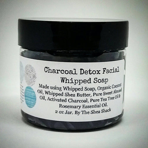 Charcoal Detox Facial Whipped Soap