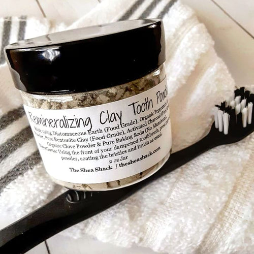 Remineralizing Clay Tooth Powder